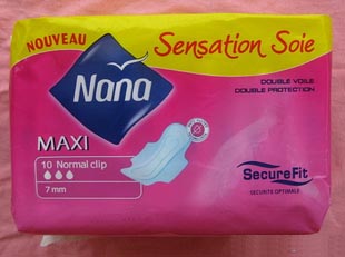 供應Nana10片加厚棉質快易衛(wèi)生巾