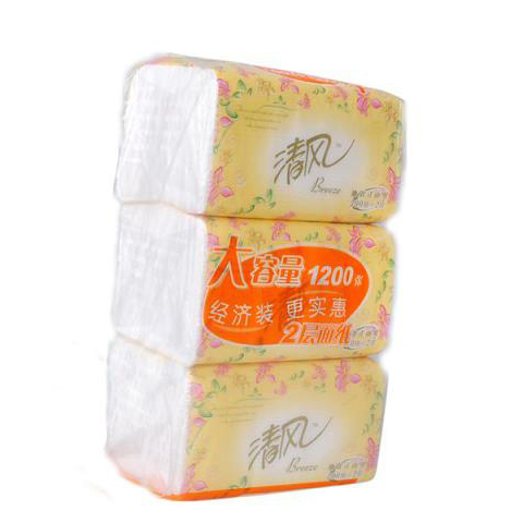 供應(yīng)清風(fēng) B338RCM 200抽3包無香抽取式面紙