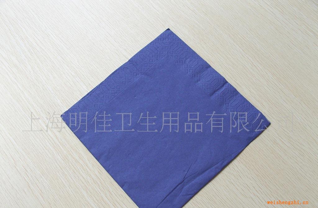 促銷各種規格和顏色進口彩色餐巾紙口布素色餐巾紙