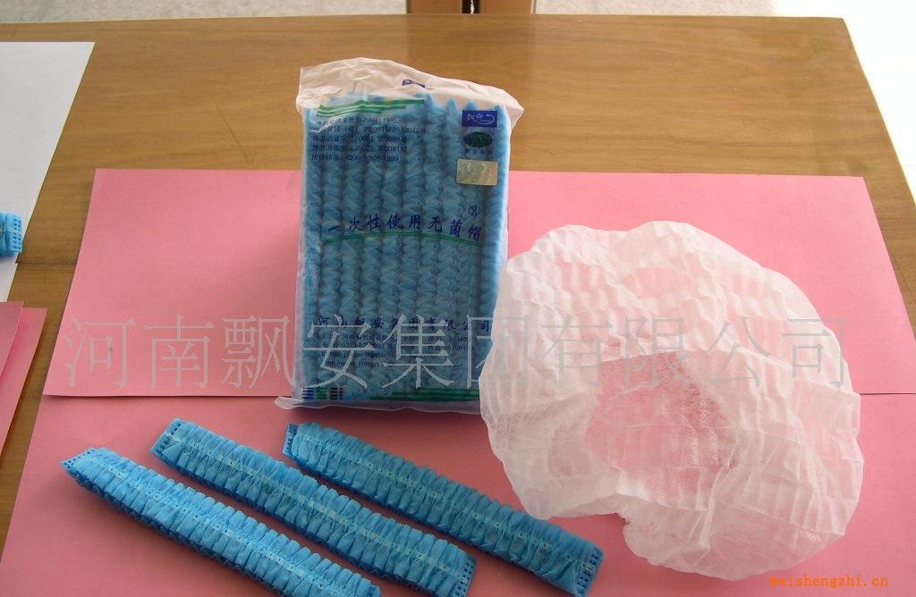 供應一次性條形機制豆蟲醫(yī)用帽子