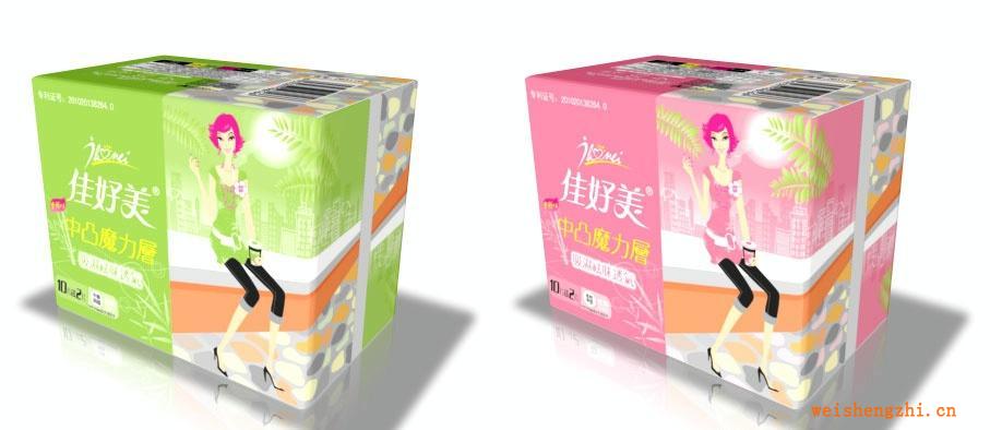 供應吸水性好滲透性強熟睡0負擔中凸魔力層超長310mm衛生巾