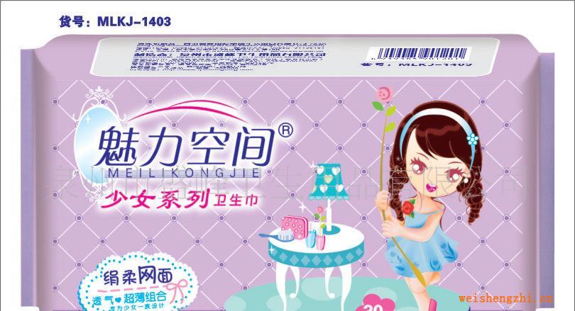 廠家直銷《魅力空間少女系列》30片組合網(wǎng)衛(wèi)生巾