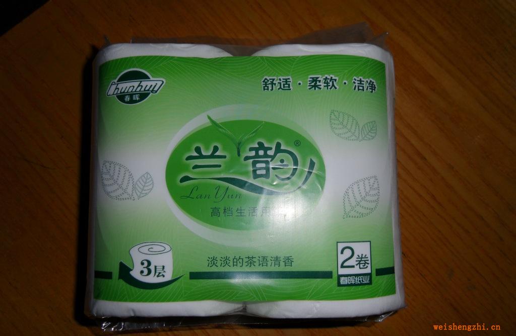 湖北武漢廠家直銷供應二卷裝茶香型衛生紙，實心紙，長卷