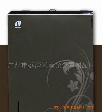供應不銹鋼產品加工不銹鋼擦手紙架（經典花紋）