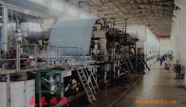1092型書(shū)寫(xiě)紙、油光紙?jiān)旒垯C(jī)、造紙機(jī)、小型造紙機(jī)