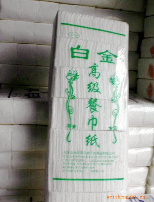 餐巾紙批發(fā)，細(xì)龍紋綠花邊，雪白金高級餐巾紙，廠家直銷，可定做