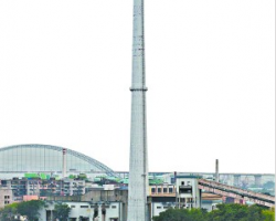 廣州紙企的大煙囪可變成廣告屏
