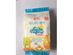 大連邦琪衛生用品有限公司 馨浪幼兒手口濕巾  25片嬰兒
