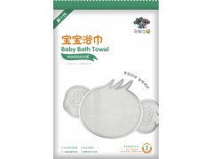 一次性寶寶浴巾毛巾 內含1塊毛巾1條浴巾 考拉之屋寶寶浴巾