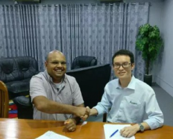 鄭州運(yùn)達(dá)與緬甸NCP紙業(yè)簽約