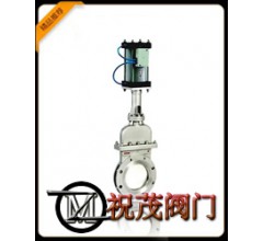 DMZ673H-10C氣動暗桿刀型閘閥