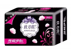 欣月琪 純棉紗布衛生巾360