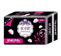 欣月琪 純棉紗布衛生巾360