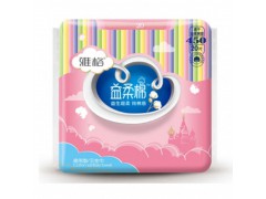 益柔棉絲薄夜用型衛生巾14+6片 450mm